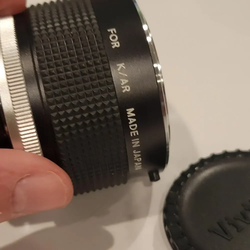Vintage Vivitar MC 75-205mm 2X Match Teleconverter Lens Canon FD 35mm SLR Black